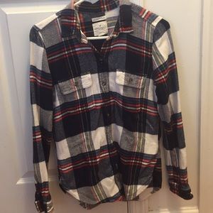 American Eagle Button Down Flannel Shirt